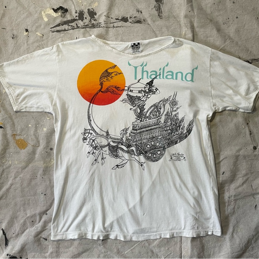 Vintage John Fowler White Thailand T-Shirt